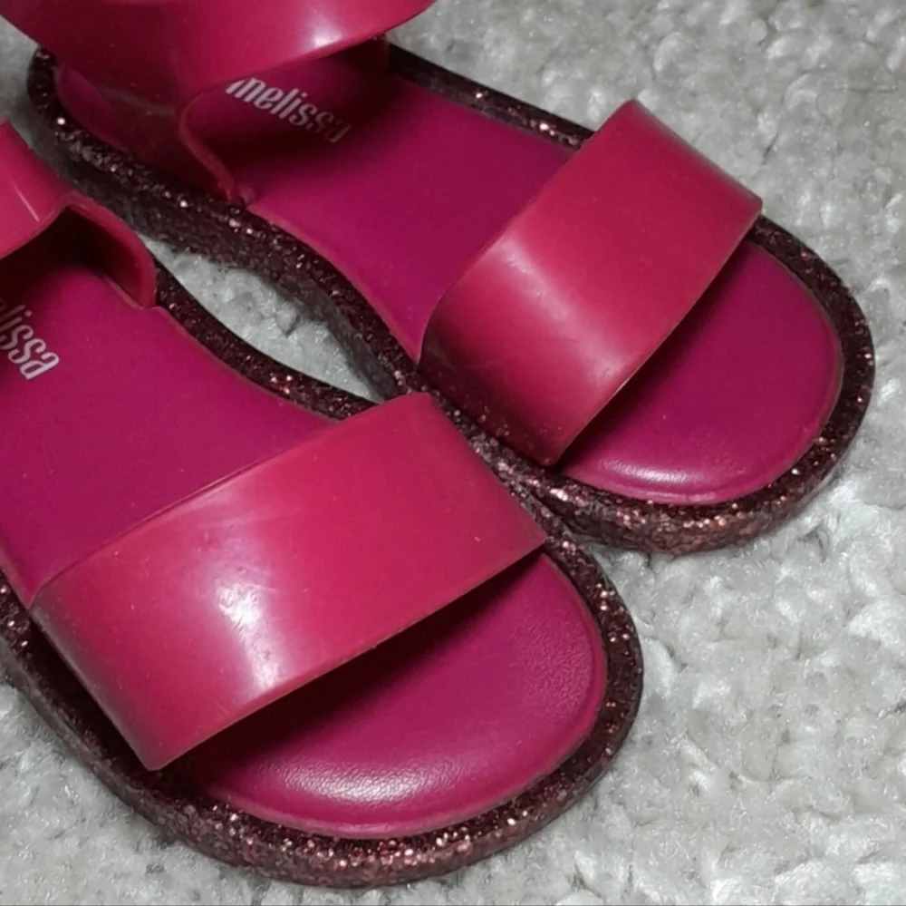 MINI MELISSA FUSHIA PINK MAR sandals Size 6